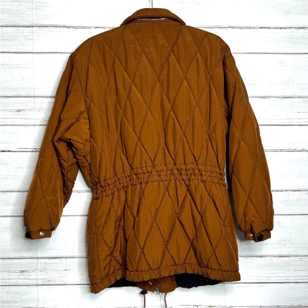 Vintage Bogner Quilted Jacket Burnt Orange - Picture 2 of 14